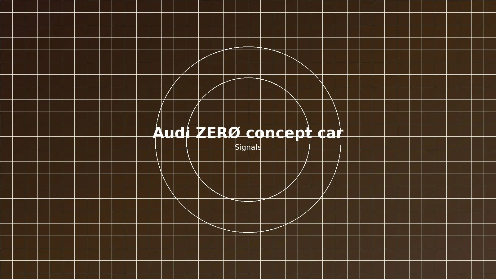 Audi ZERØ 与当前电动车设计语言的形态对比