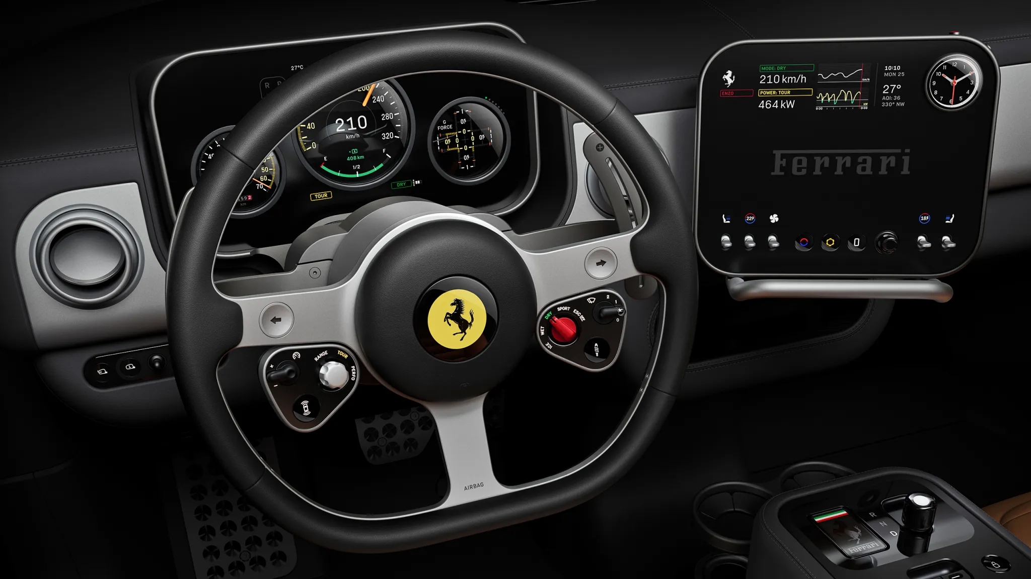 Ferrari Luce 座舱全景